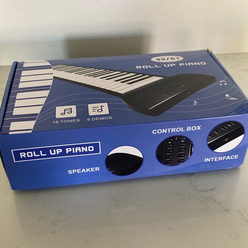 Roll Up Piano with Control Box